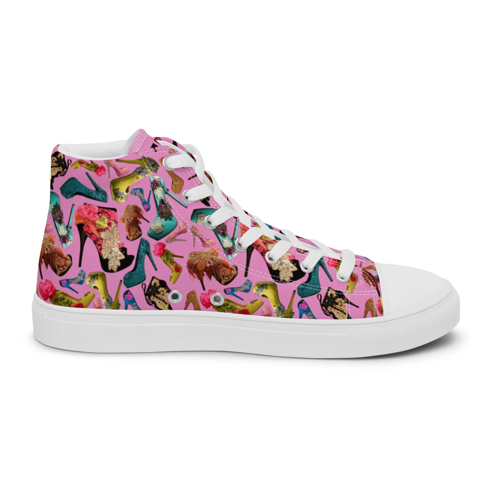Women’s high top canvas shoes 'OMG. Shoes!'