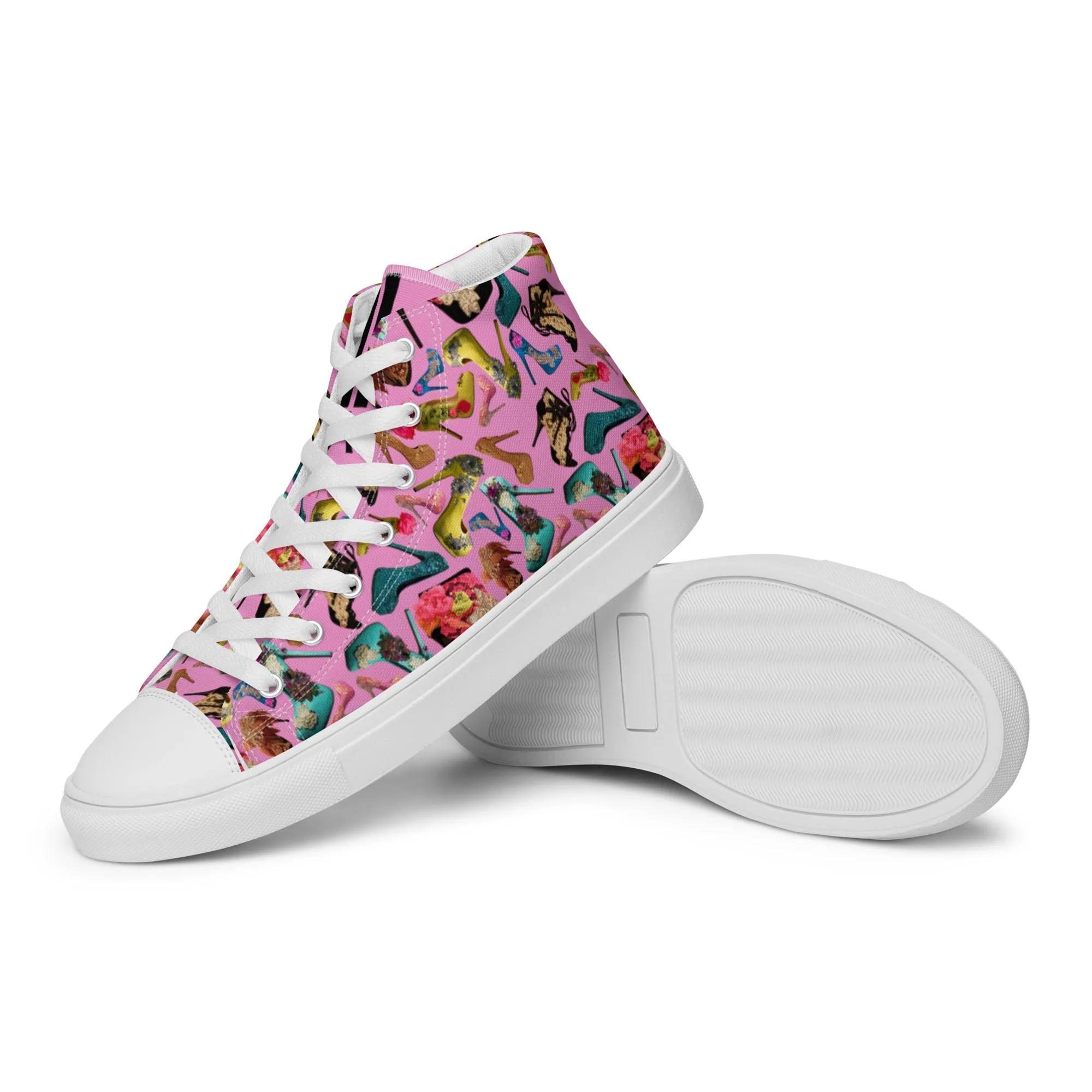 Women’s high top canvas shoes 'OMG. Shoes!'