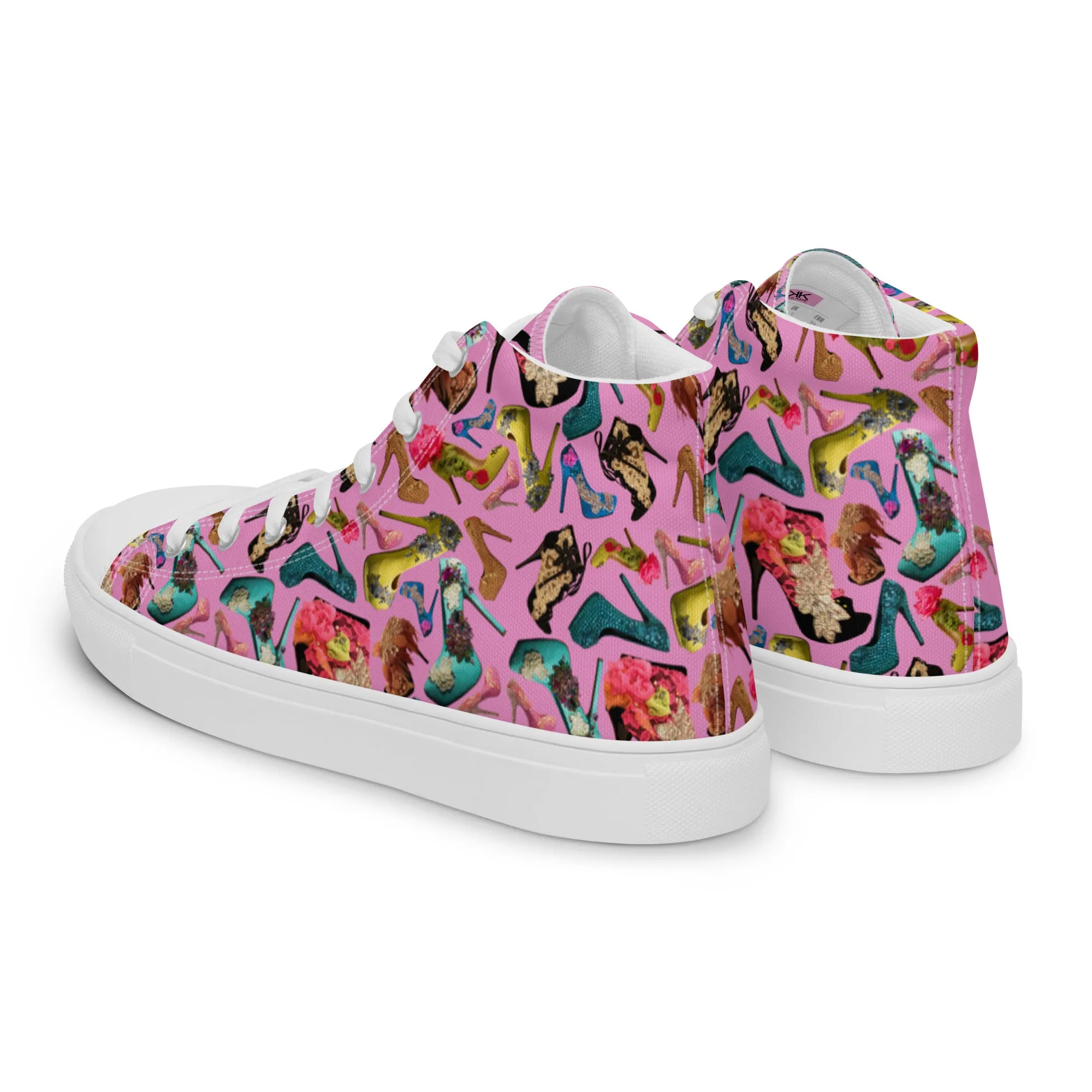 Women’s high top canvas shoes 'OMG. Shoes!'