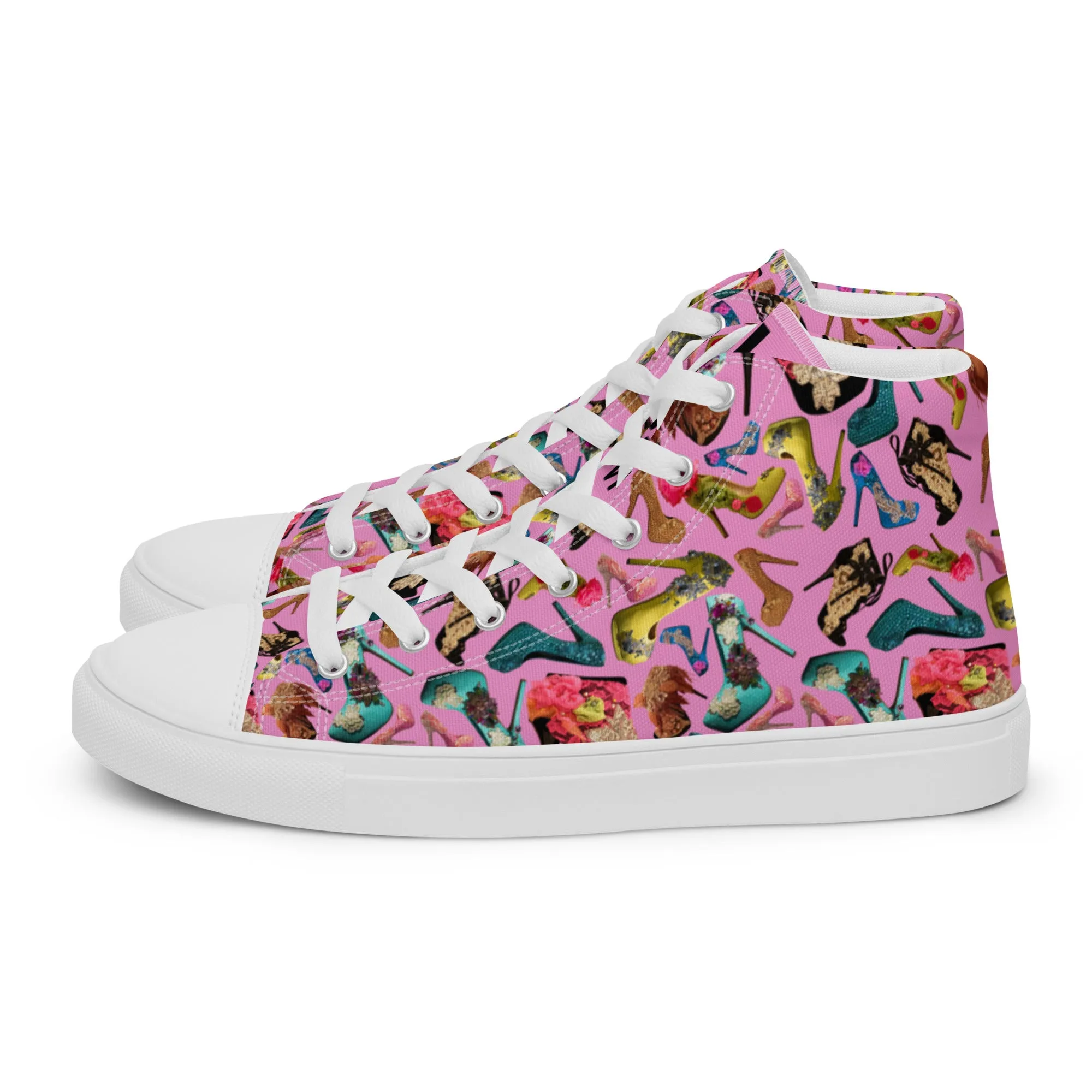 Women’s high top canvas shoes 'OMG. Shoes!'