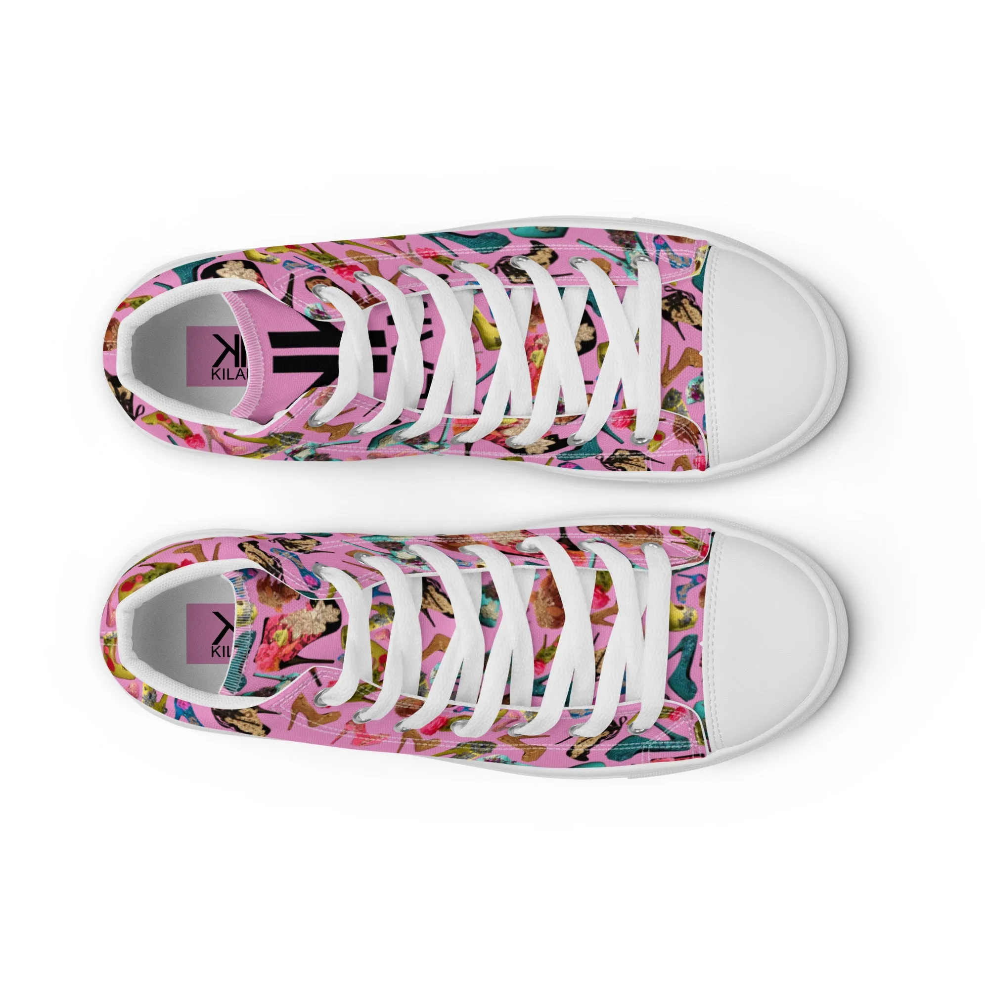 Women’s high top canvas shoes 'OMG. Shoes!'
