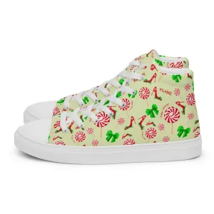 Women’s high top canvas shoes 'Peppermint'