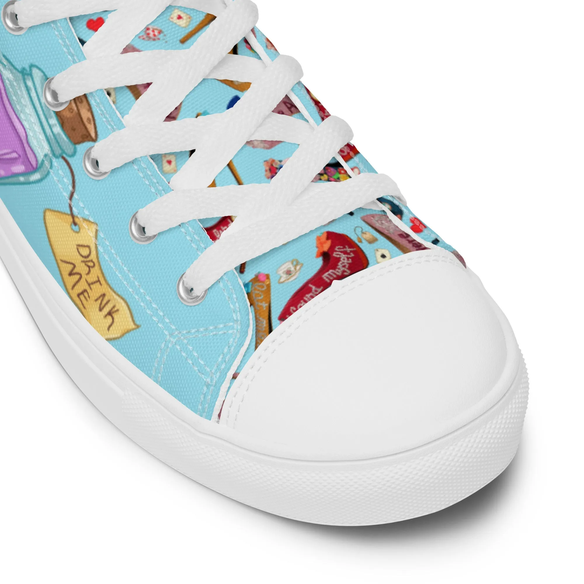 Women’s high top canvas shoes 'Wonderland'