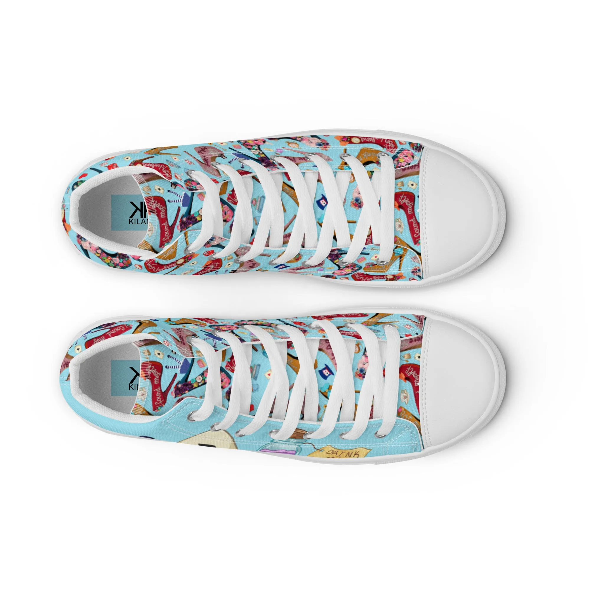 Women’s high top canvas shoes 'Wonderland'