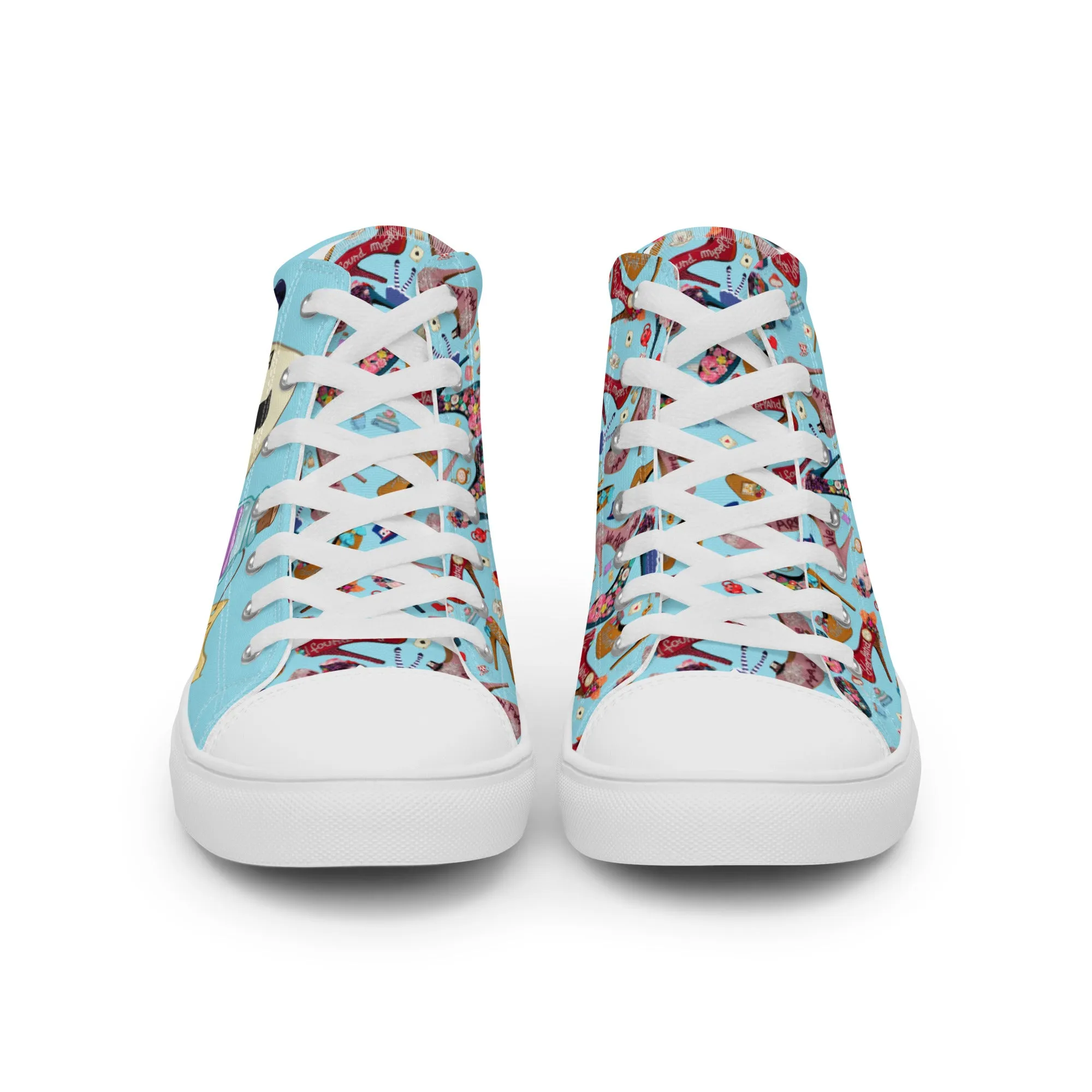 Women’s high top canvas shoes 'Wonderland'