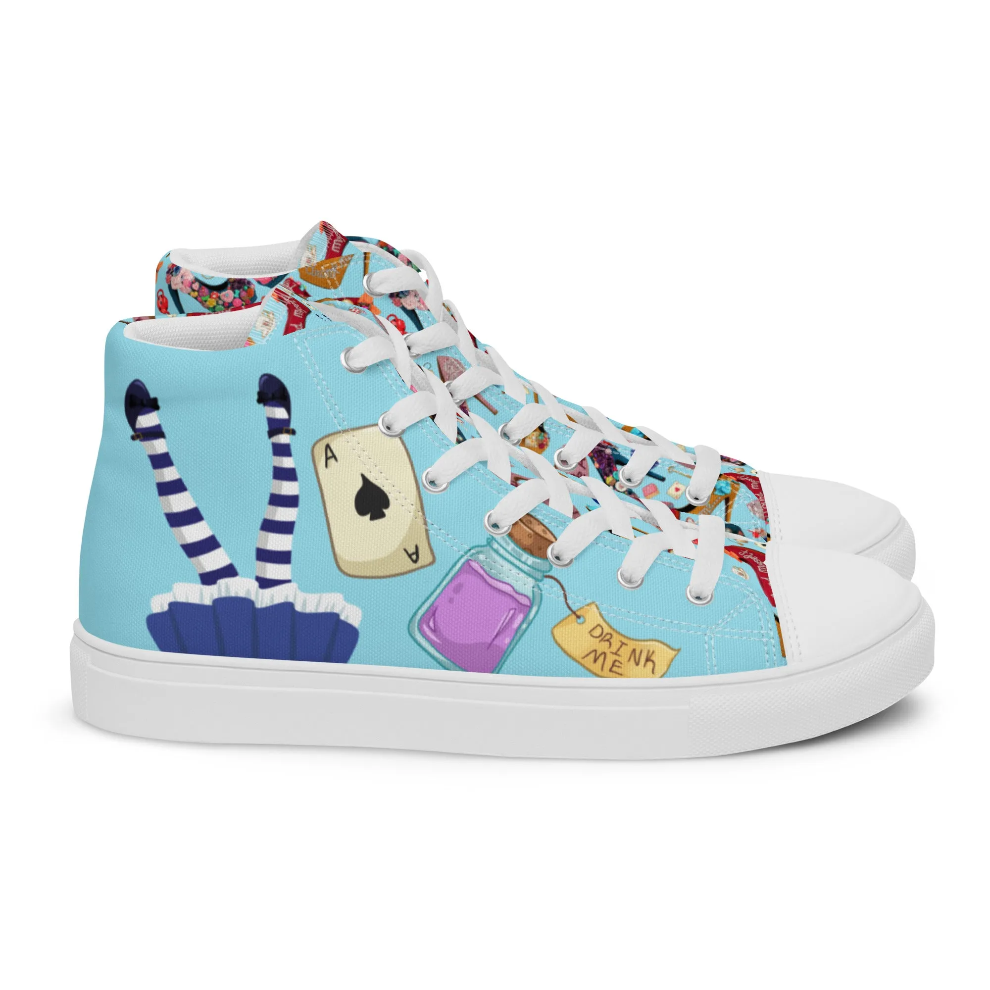 Women’s high top canvas shoes 'Wonderland'