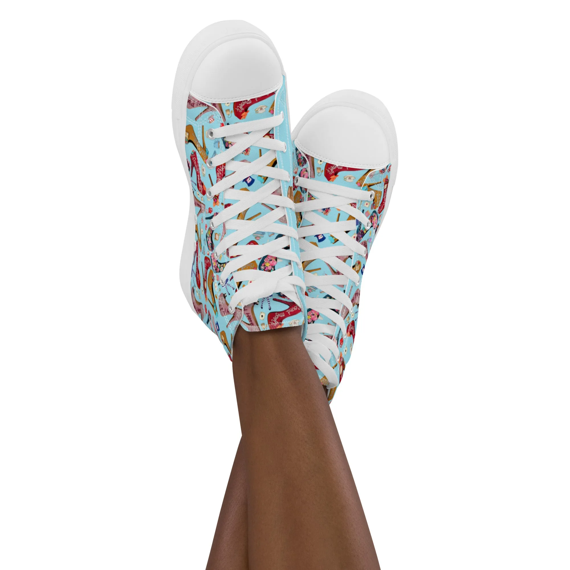 Women’s high top canvas shoes 'Wonderland'