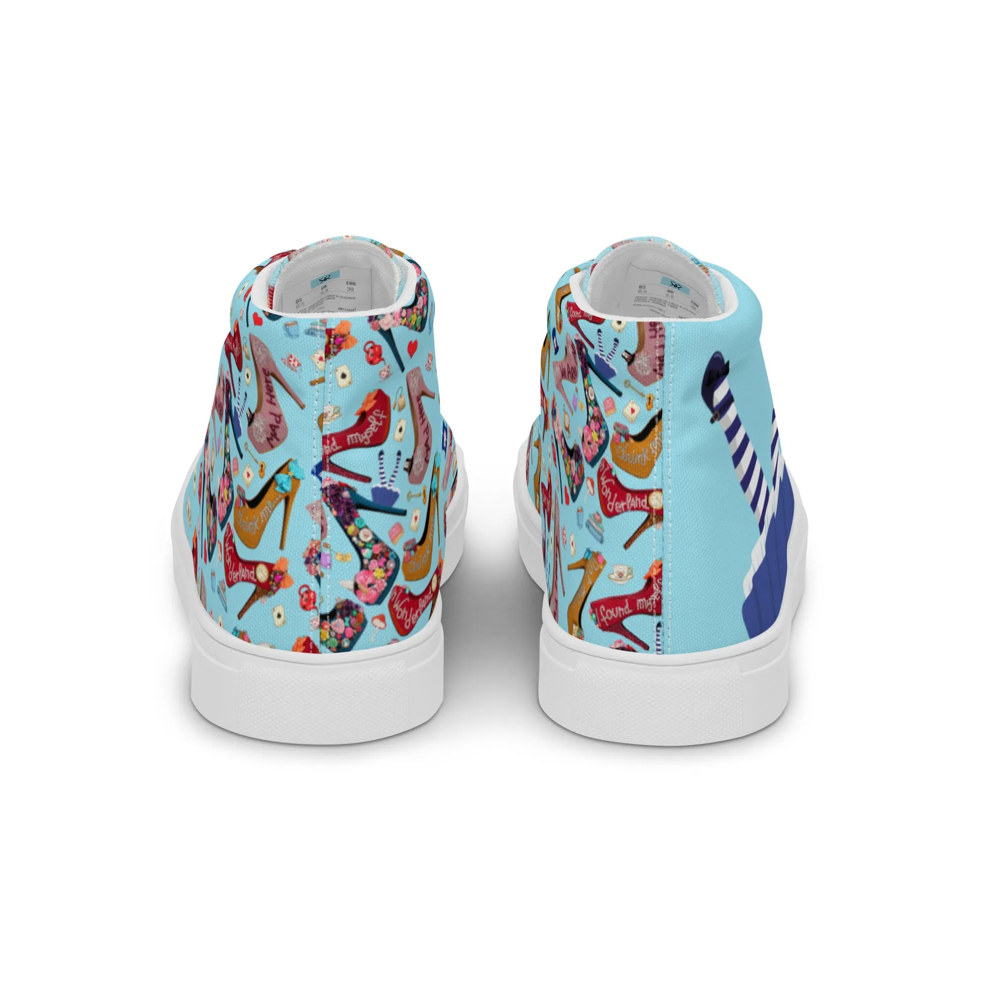 Women’s high top canvas shoes 'Wonderland'