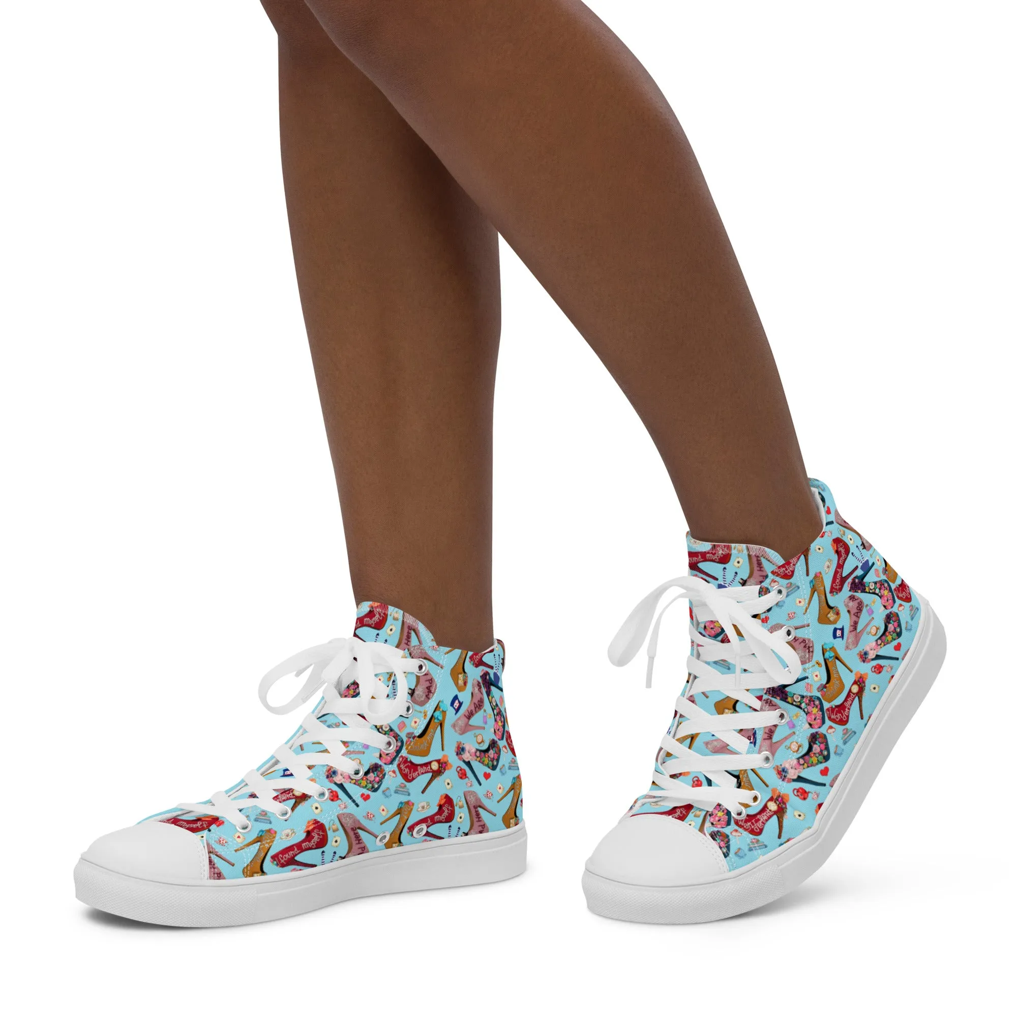 Women’s high top canvas shoes 'Wonderland'