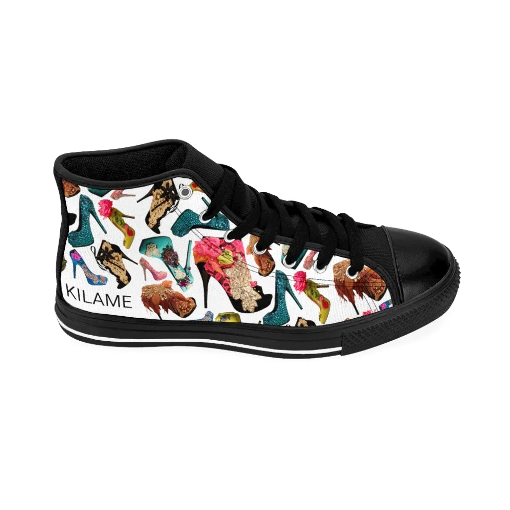 Women's High-top Sneakers 'OMG. Shoes'