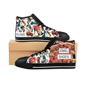 Women's High-top Sneakers 'OMG. Shoes'