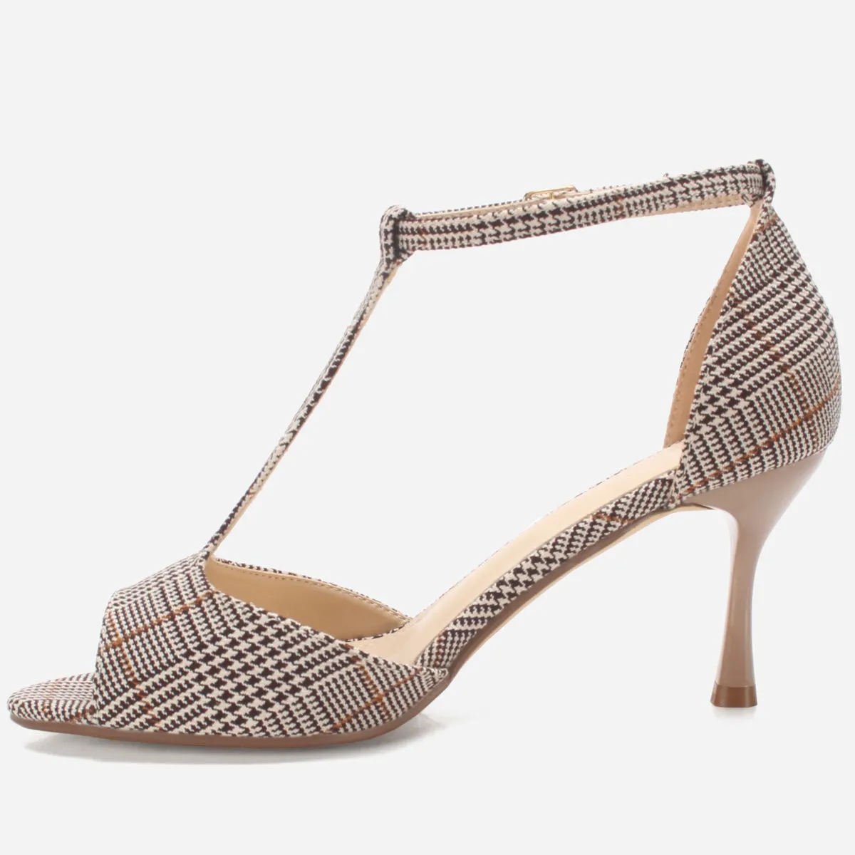 Womens "EERUM" Peep Toe Glitter Party Sandals