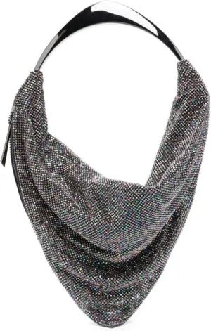 Women's Ursolina Crystal-Embellished Clutch Bag in Grey | Size UNI | 07023URSOLINAHEMATITE